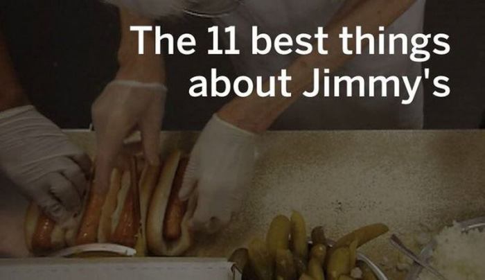 Jim sells hot dogs for 2.95 each