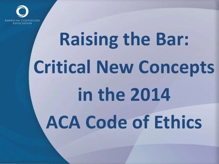 Aca ethics