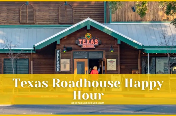 Happy hour at texas roadhouse