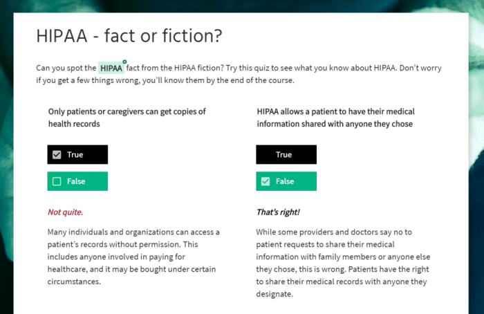 Instacart hipaa quiz answers 2023