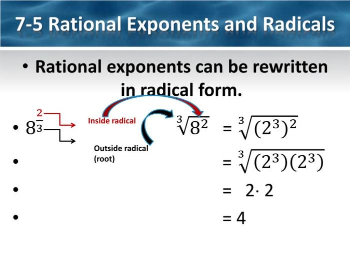 Unit 6 radical functions homework 2 rational exponents