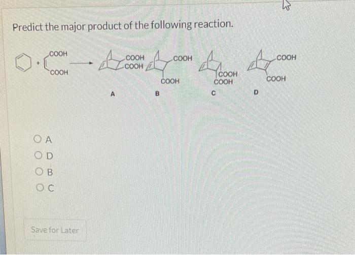 Choose the kinetic product formed during the reaction depicted below.