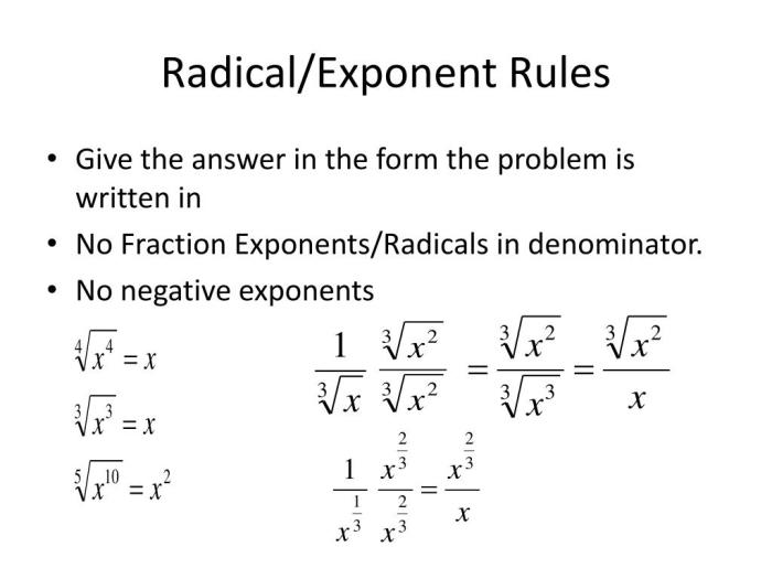 Unit 6 radical functions homework 2 rational exponents